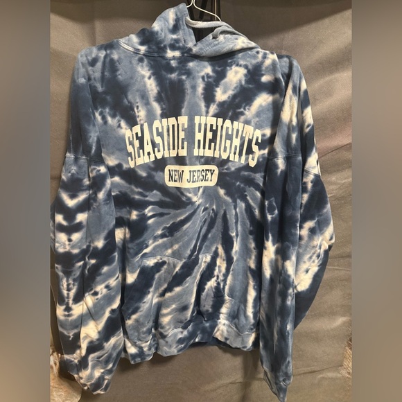 Vintage Ragwear Blue Tie-Dye Seaside Heights Hoodie - Picture 1 of 5